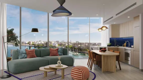 High Floor | 1BR Waterfront Apartment |Near OP