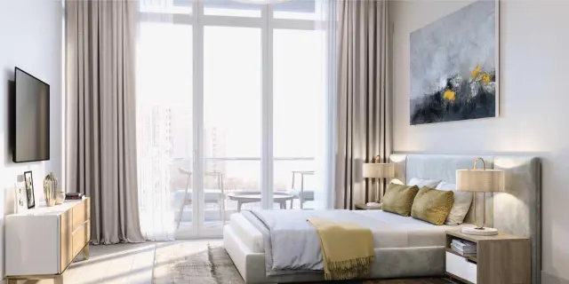 Elegant Studio | Balcony | High Floor | DSC
